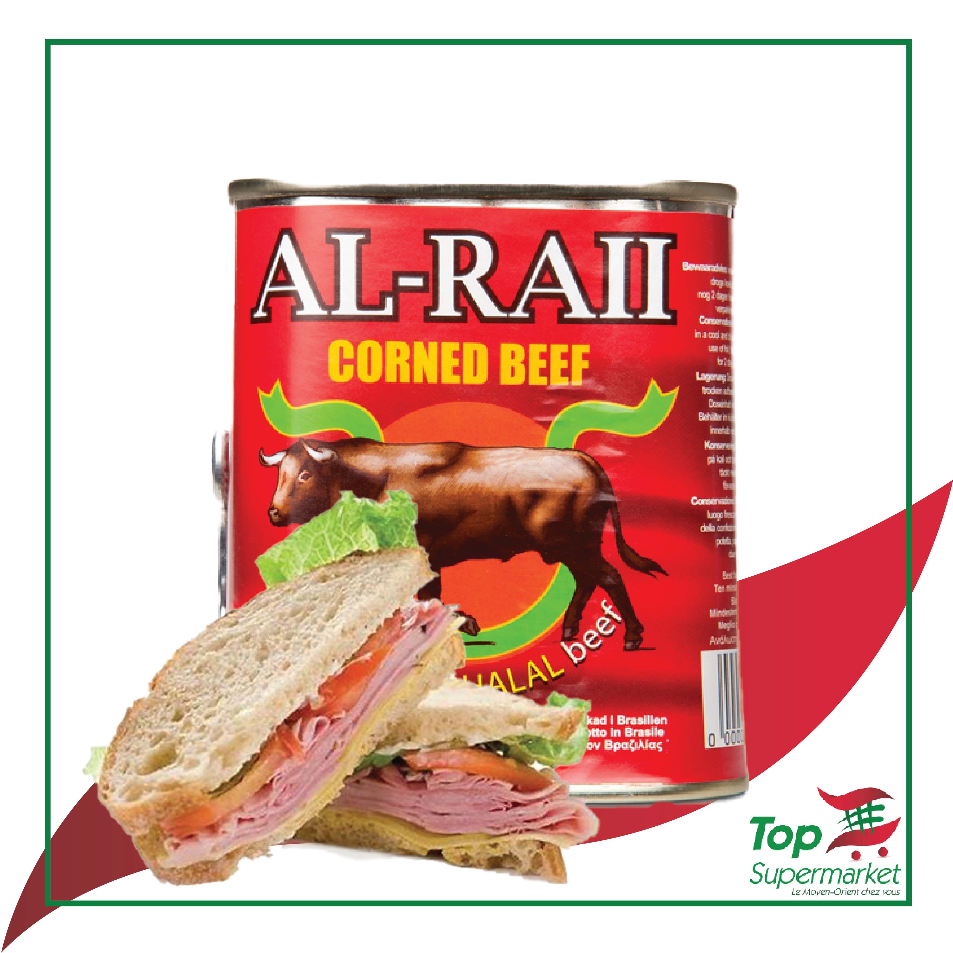 AlRaii Corned Beef 198gr HALAL